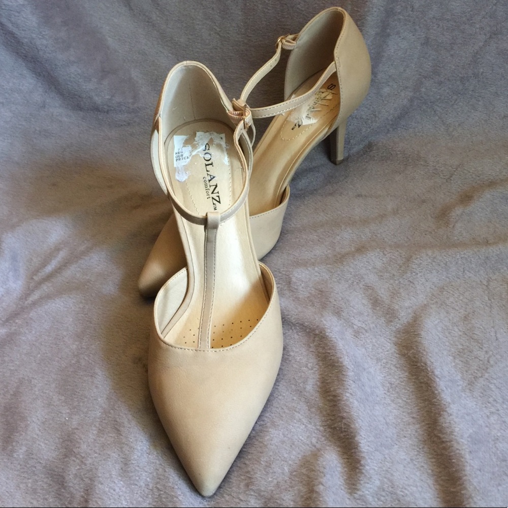 “T” Strapped Heels